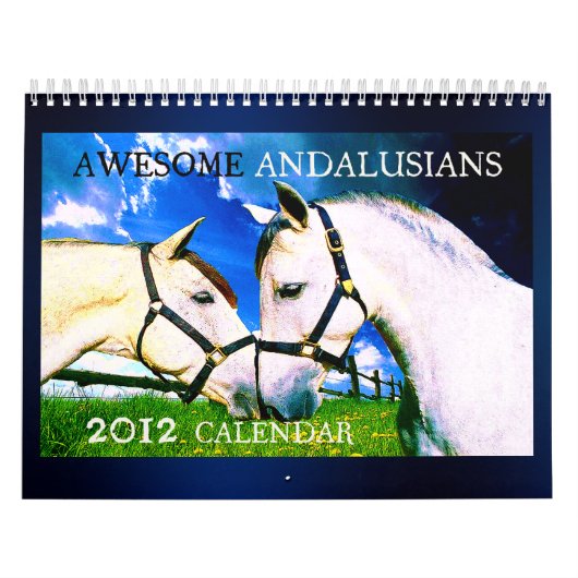 GEWELDIGE ANDALUSIANEN 2012 12-maands wandkalender Kalender (Hoes)