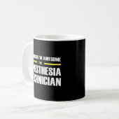 Geweldige anesthesietechnicus koffiemok (Voorkant links)