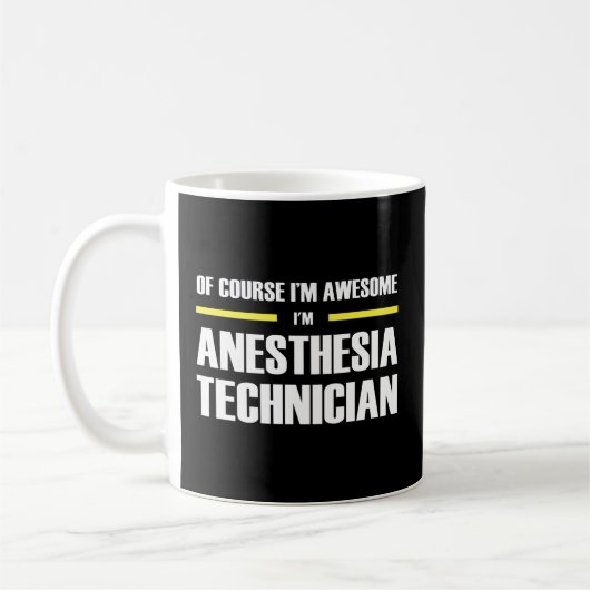 Geweldige anesthesietechnicus koffiemok (Links)