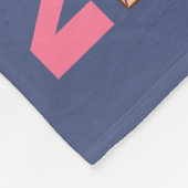 GEWELDIGE ANIME, MEISJE, MAKE-UP FLEECE DEKEN (Hoek)