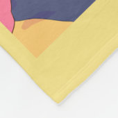 GEWELDIGE ANIME, MEISJE, MAKE-UP FLEECE DEKEN (Hoek)