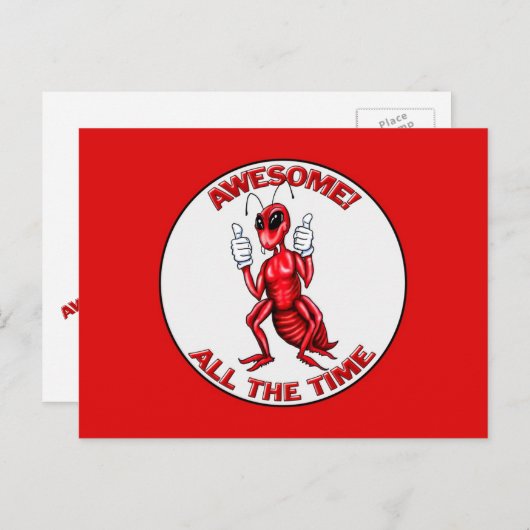 Geweldige Ant Briefkaart (Voorkant / Achterkant)