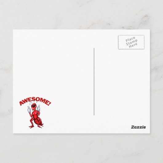 Geweldige Ant Briefkaart (Achterkant)