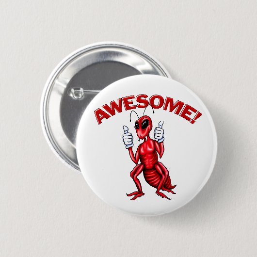 Geweldige Ant Ronde Button 5,7 Cm (Voorkant /achterkant)