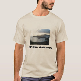 Geweldige Antigua Photo/Quote Mannen T-shirt