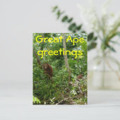 Geweldige Ape-vrienden Briefkaart (Staand voorkant)