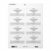 Geweldige appeltaart etiket (Full Sheet)