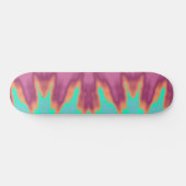 Geweldige Aqua Blue Roze verlicht skateboard (Horizontaal)