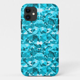 Geweldige Aqua Diamonds iPhone 11 Hoesje