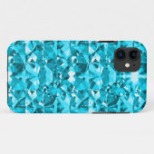 Geweldige Aqua Diamonds Case-Mate iPhone Case (Achterkant (horizontaal))