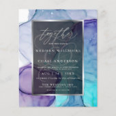 Geweldige Aqua Liquid Abstracte Ink 2 (Voorkant)