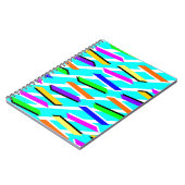 Geweldige Aqua Patroon Notitieboek (Linkerzijde)