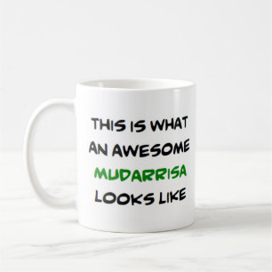 geweldige arabische leraar mudarrisa koffie mok