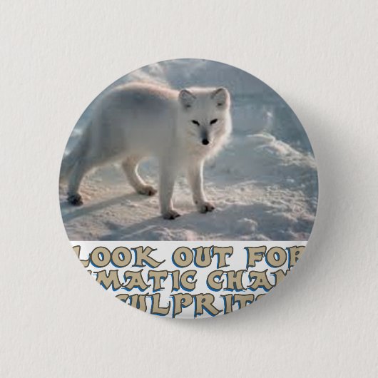 geweldige Arctic Wolf-design Ronde Button 5,7 Cm (Voorkant)