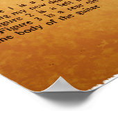 Geweldige Art  Bass Guitar Patent Poster (Hoek)