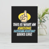 Geweldige arts assistent PA Medical Studenten Gr Bedankkaart (Staand voorkant)