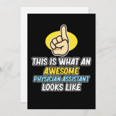 Geweldige arts assistent PA Medical Studenten Gr Bedankkaart (Voorkant / Achterkant)