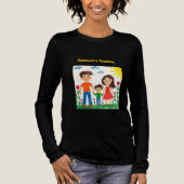 Geweldige artwork voor dit zwarte kind Tri-Blend shirt (Voorkant)