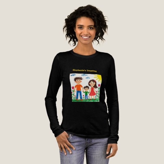 Geweldige artwork voor dit zwarte kind Tri-Blend shirt (Voorkant)