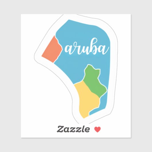 Geweldige Aruba Sticker (Vel)