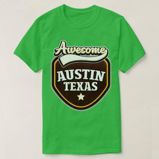 Geweldige Austin Texas T-shirt (Design voorkant)