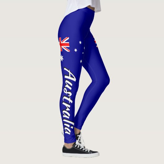 Geweldige Australië Australische vlag Leggings (Rechts)