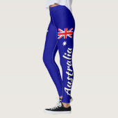 Geweldige Australië Australische vlag Leggings (Links)