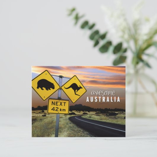 geweldige australië briefkaart (Staand voorkant)