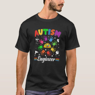 Geweldige Autism Awareness Supportive Engineer Man T-shirt