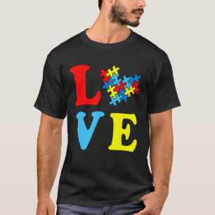 Geweldige Autisme Awareness Love Schattig Autisme T-shirt