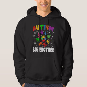 Geweldige Autisme Big Brother Raising Awareness Fa Hoodie