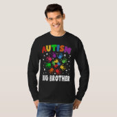 Geweldige Autisme Big Brother Raising Awareness Fa T-shirt (Voorkant volledig)