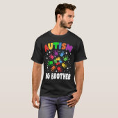 Geweldige Autisme Big Brother Raising Awareness Fa T-shirt (Voorkant volledig)