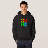Geweldige autisme Puzzle Autism Awareness Love Sup Hoodie (Voorkant volledig)