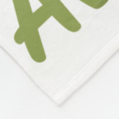 Geweldige autisme schoppen Puzzle Piece Fleece Deken (Hoek)