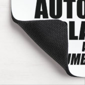 Geweldige Autoharp Player Muismat (Hoek)