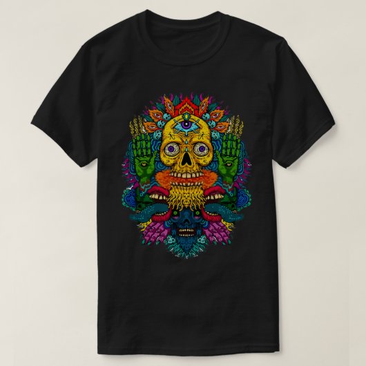 Geweldige Ayahuasca Lover DMT Design Shaman stijl T-shirt (Design voorkant)