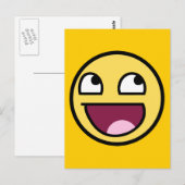 geweldige /b-gezicht briefkaart (Voorkant / Achterkant)