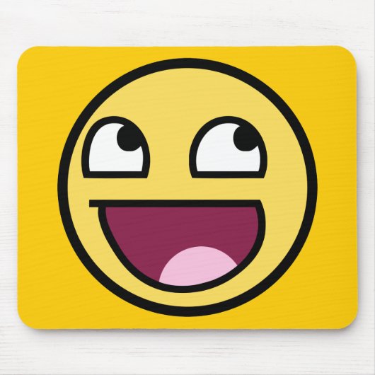 geweldige /b-gezicht muismat (Voorkant)