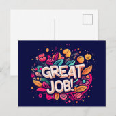 Geweldige baan briefkaart (Voorkant / Achterkant)