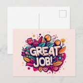 Geweldige baan briefkaart (Voorkant / Achterkant)