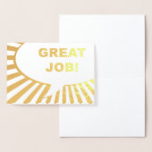 Geweldige baan Comic Bubble Gold folie Kaarten (Display)