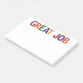 Geweldige baan Meerkleurig 10 x 6 Post-it® Notes (Schuin)