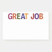 Geweldige baan Meerkleurig 10 x 6 Post-it® Notes (Voorkant)
