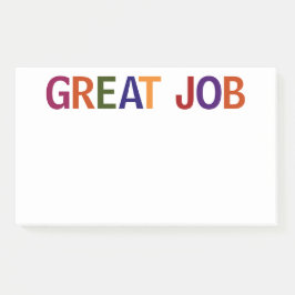 Geweldige baan Meerkleurig 10 x 6 Post-it® Notes