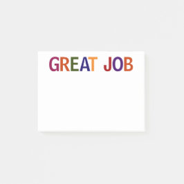 Geweldige baan Meerkleurig 4 x 3 Post-it® Notes