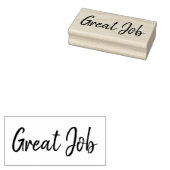 Geweldige baan rubberstempel (Gestempeld)