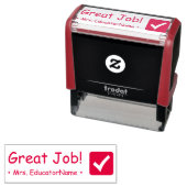 Geweldige baan! Rubberstempel Zelfinktende Stempel (In situ)