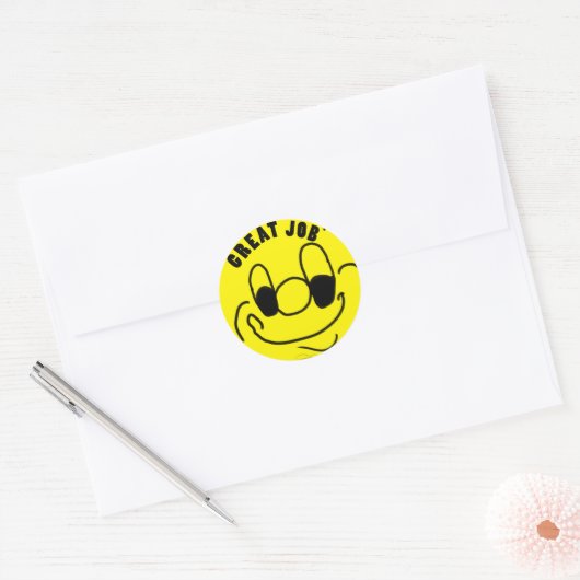 Geweldige baan Sticker (Envelop)