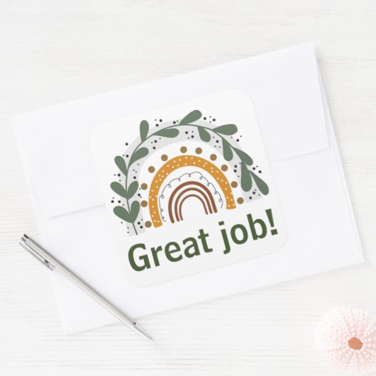 Geweldige baan stickers (Envelop)